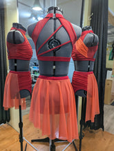 2 two piece skirt with overlay